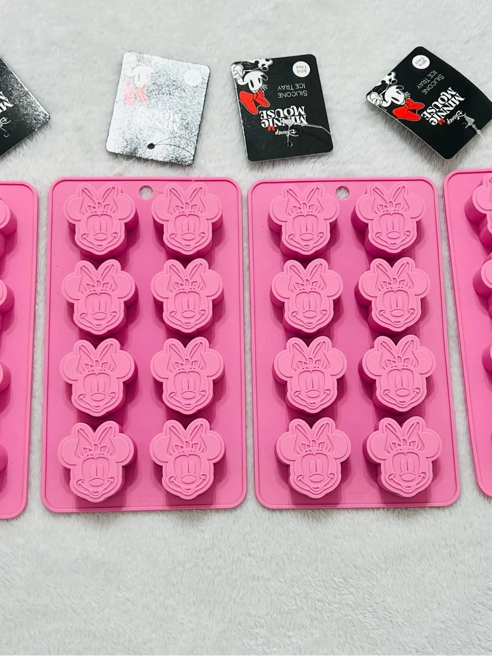 Disney Pink Minnie Mouse Silicone Candy & Chocolate Mold Tray